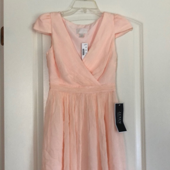 Jcrew peach dress 0P - Picture 1 of 4